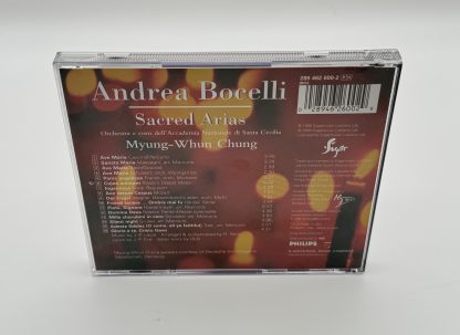 Sacred Arias by Andrea Bocelli (CD, 1999) - Image 4