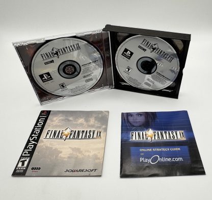 Final Fantasy IX 9 (PlayStation, PS1 2000) - CIB 4 Disk Set w/ Manual - Image 2