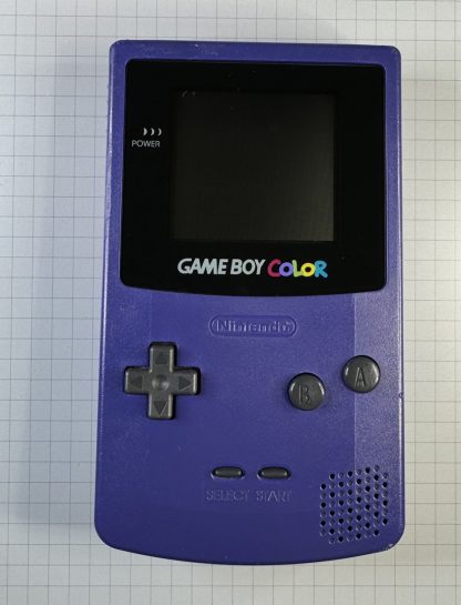 Nintendo Game Boy Color - Grape  CGB-001 - New Screen Lens - 100% Working!