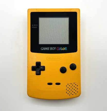 Nintendo Game Boy Color - Dandelion Yellow CGB-001 - New Screen Lens - 100% Working!