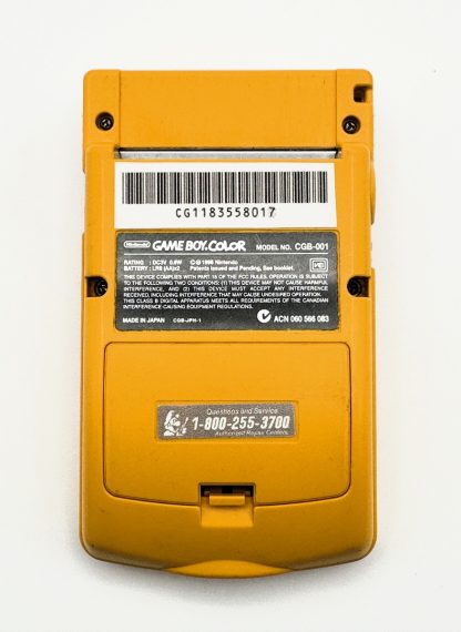 Nintendo Game Boy Color - Dandelion Yellow CGB-001 - New Screen Lens - 100% Working! - Image 6