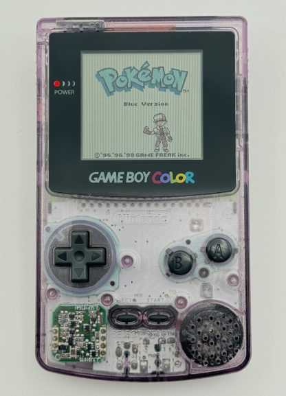 Nintendo Game Boy Color - ATOMIC PURPLE - New Screen Lens - 100% Working