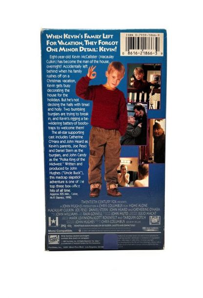 Home Alone (VHS, 1991) Original w/ Pepsi Insert - Image 2