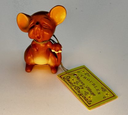 Vintage Lot of 7 Josef Originals Mouse Village Figurines (Bride, Bugsy, Mommie, & More) - Image 4