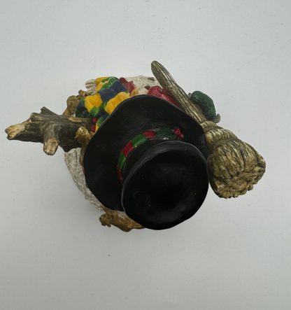 Vintage Snow Man  Music Box : Plays Frosty The Snow Man - Image 5