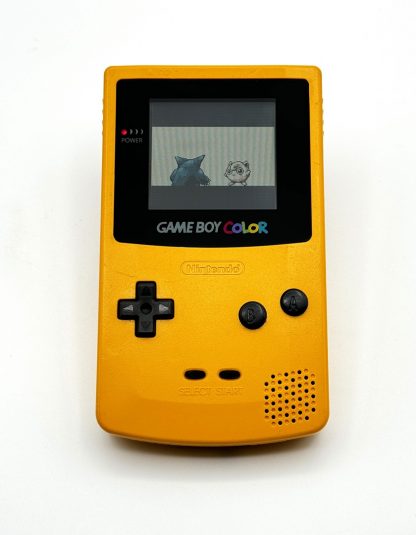 Nintendo Game Boy Color - Dandelion Yellow CGB-001 - New Screen Lens - 100% Working!