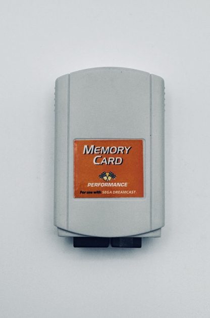 Sega Dreamcast Performance Memory Card P-20-316 Authentic Cleaned &Tested
