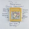 Pokemon Gold Version - Authentic *NEW BATTERY* w/ Save Game