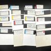Vintage 20-Pack 5 1/4" Floppy Disk Collection - 80's Hand-Labelled w/ dust sleeve (Nostalgic, Historical, Crafting)
