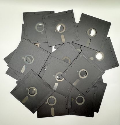 Vintage 20-Pack 5 1/4" Floppy Disks - No Sleeves/Dust Covers