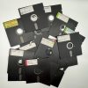 Vintage 20-Pack 5 1/4" Floppy Disk Collection - 80's Hand-Labelled  (Nostalgic, Historical, Crafting)