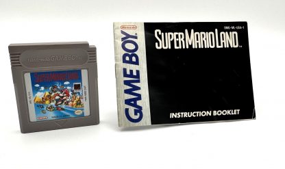 Super Mario Land (Nintendo Game Boy, 1989) Authentic, W/ Manual - Tested