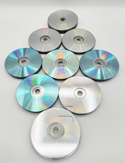 99 CDs - DVDS - Discs for Upcycling, Repurposing, Arts/Crafts Projects, Collection, Lot , Wholesale, Reflective Iridescent