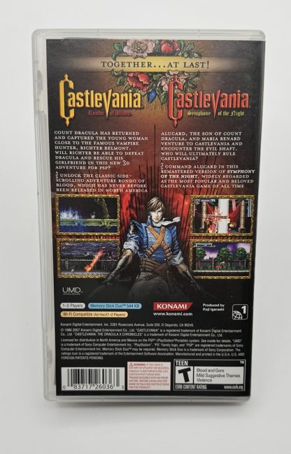 Castlevania: The Dracula X Chronicles - Playstation Portable PSP TESTED - CIB w/ Manual - Image 2
