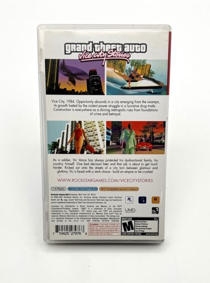Grand Theft Auto Vice City Stories - Playstation Portable PSP TESTED - CIB w/ Manual & Map - Image 4