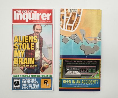 Grand Theft Auto Vice City Stories - Playstation Portable PSP TESTED - CIB w/ Manual & Map - Image 2