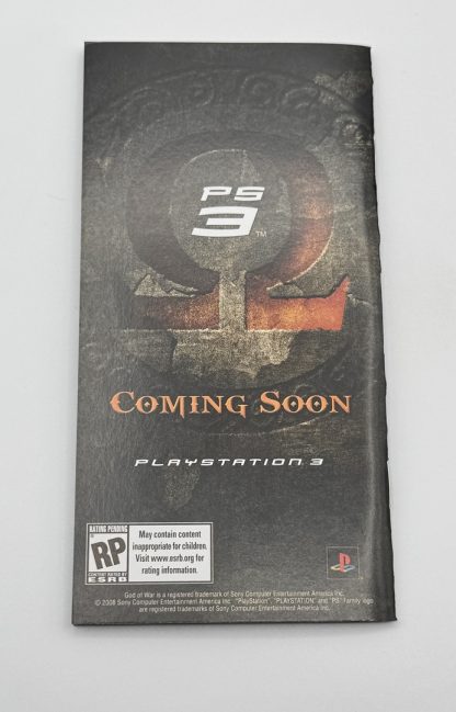 God of War Chains of Olympus (Sony PSP, 2008) CIB W/ Manual - Image 2