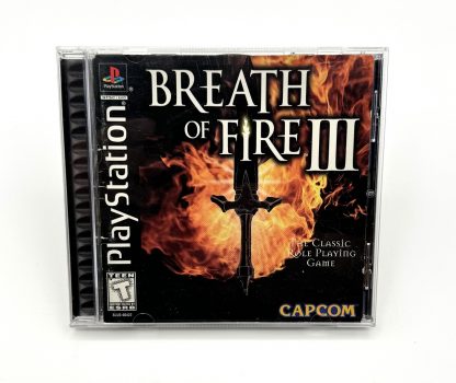 Breath of Fire III PlayStation One PS1 1998 Capcom CIB, Box, Manual, Warranty Card
