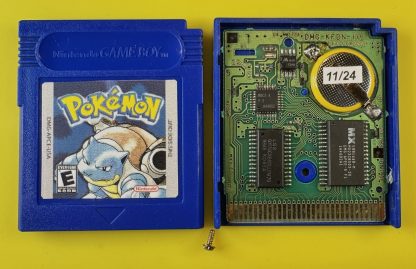 Pokemon Blue (Game Boy Color, 1998) Authentic *NEW BATTERY* w/ Save Game - Image 3