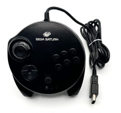 Sega Saturn 3D Control Pad Controller OEM (MK-80117) Black  MK-80117