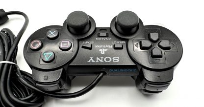 Sony PlayStation 2 Dual Shock Analog Controller - Black - SCPH-10010 - Image 2