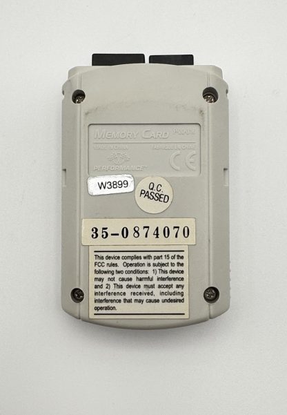 Sega Dreamcast Performance Memory Card P-20-316 Authentic Cleaned &Tested - Image 3