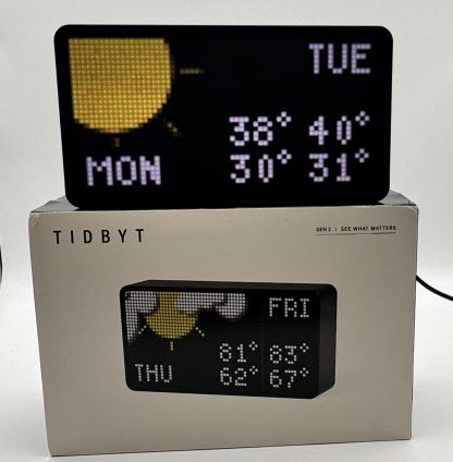 Tidbyt Display - Gen 2 - Black - Mint Condition - Open Box
