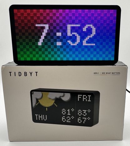 Tidbyt Display - Gen 2 - Black - Mint Condition - Open Box - Image 2