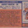 1976 Topps #44 Harvey Martin Dallas Cowboys - Image 2