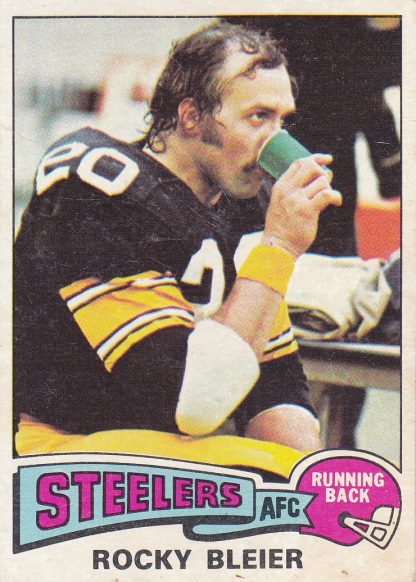 1975 Topps #39 Rocky Bleier Rookie Card
