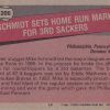 Lot of 3 - 1980 Topps  Mike Schmidt Collection Cards 2, 3, 206 - Image 2