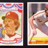 Lot of 2 - 1983 Donruss Mike Schmidt Diamond Kings 23, 183