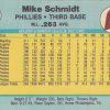 Lot of 3 - 1982 Fleer Mike Schmidt Collection Cards 258, 637, 641 - Image 2