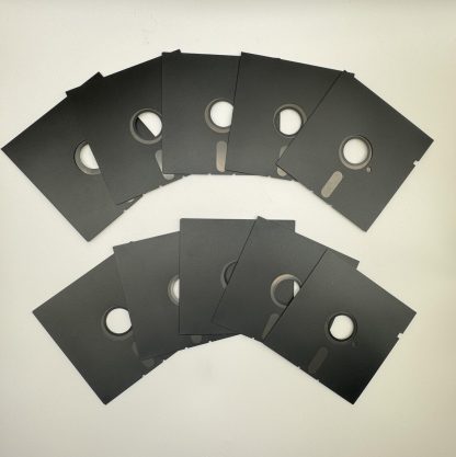 Vintage 5.25" Floppy Disks (10 Pieces) - New Old Stock, Excellent Condition, No Dust Sleeves
