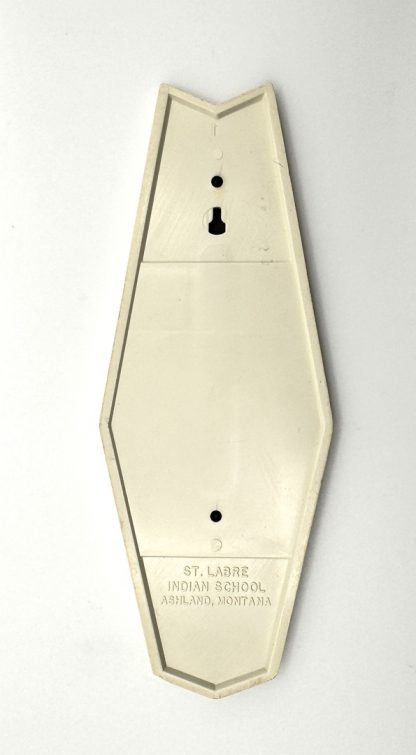 Vintage St. Labre Indian School Fish Bone Wall Hanging Thermometer - Made in USA - Image 3