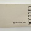 1997 Honda Accord Sedan Owner's Manual  (Very Good)