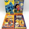 LOT OF 4 - Vintage Nickeloden VHS Tapes (2001-2003) Rugrats, Dora, Blue's Room