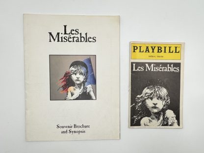 Les Miserables Playbill & Souvenir Brochure and Synopsis 1993 - Imperial Theater NYC