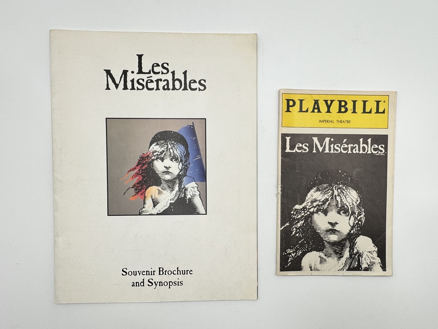 Les Miserables Playbill & Souvenir Brochure and Synopsis 1993 - Imperial Theater NYC