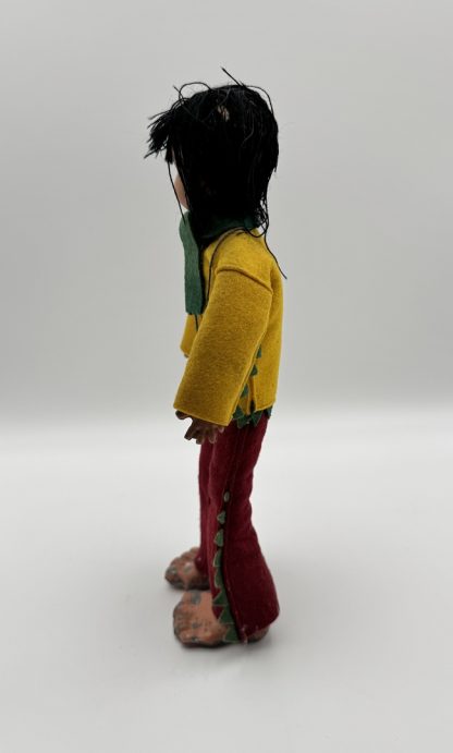 Vintage 1940 Flexo Toys Wonderflex Bendy Indian Boy Doll W/ Tag - 11.5" Tall - New York - Rare Find - Image 6