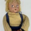 Vintage 1940 Flexo Toys Wonderflex Bendy Doll W/ Tag - 11" Tall - New York - Rare Find - Image 2