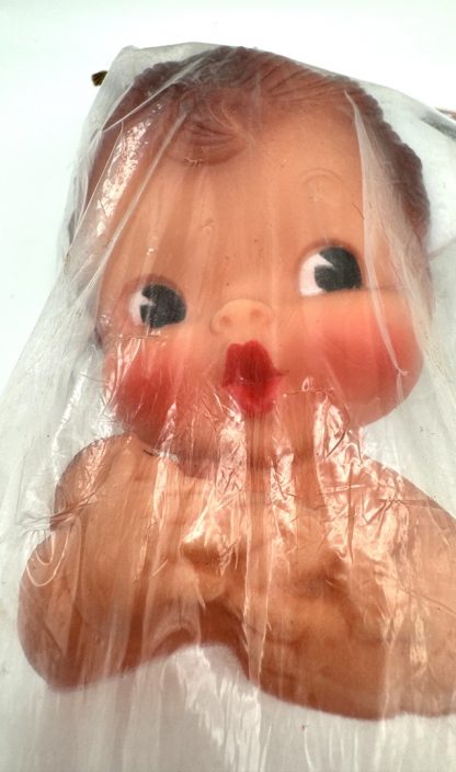 Vintage 1950's  Alan Jay Nurse Kewpie Rubber Squeaky Doll - Mint in original packing - Image 4