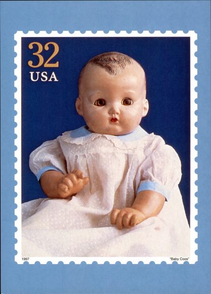 Vintage - Classic American Dolls USPS Postcard & Stamp Set (1996 - Complete In Box) - Image 23