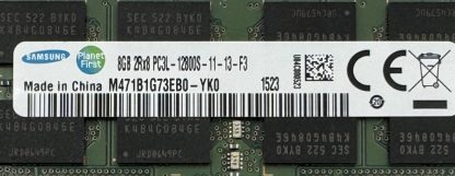 Samsung 8GB DDR3 SODIMM PC3L-12800S Laptop Ram M471B1G73EB0-YK0 - Image 2