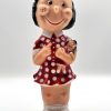 Vintage 1950's  Little Lulu Sweetie Pie - A Stern Toy Squeaky Rubber Doll - Working Squeaker