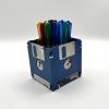 Floppy Disk Pen and Pencil Holder (BLUE) - Image 3