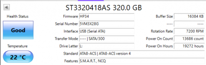 SEAGATE 320GB - ST3320418AS - Image 2