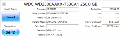 Western Digital WD2500AAKX-753CA1 3.5" 250GB 7200RPM SATA DELL 0M4HXR - Image 2