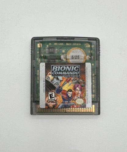 Bionic Commando Elite Forces (Nintendo, Game Boy Color GBC) Authentic Tested Saves - NEW BATTERY!