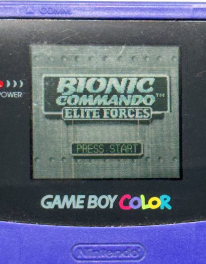 Bionic Commando Elite Forces (Nintendo, Game Boy Color GBC) Authentic Tested Saves - NEW BATTERY! - Image 3